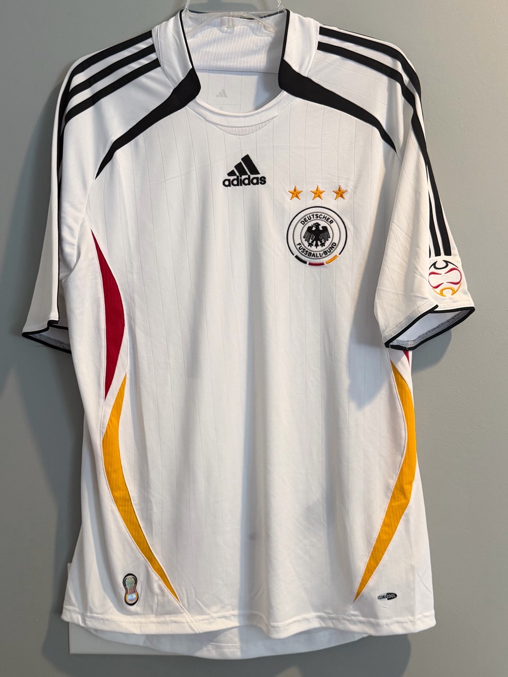 VTG Germany 2006 Adidas Football Shirt World Cup Home Jersey Podolski Era. Med.